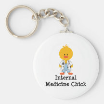 Poussin Keychain de médecine interne Porte-clef
