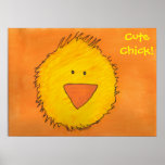 Poussin mignon ! affiche