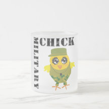 Poussin militaire drôle mug