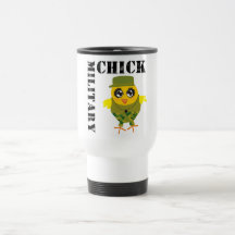 Poussin militaire drôle mugs