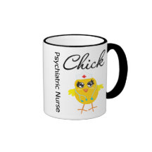 Poussin psychiatrique v1 d'infirmière mugs à café