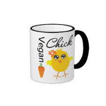Poussin végétalien 2 mug