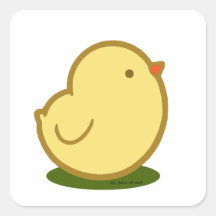 Poussins Autocollants