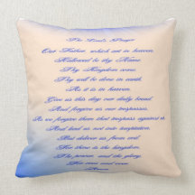 Prayer Pillow du seigneur Oreiller