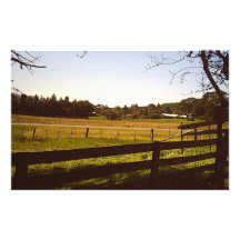 Pré de ferme photos sur toile