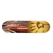 précipitation de nuit de halfeye planches à roulettes