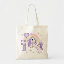 Premier anniversaire de joli poney sacs