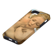 Premier baiser par Bouguereau, anges victoriens vi Coque iPhone 5 Case-Mate