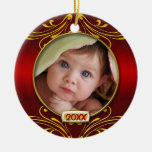 Premier cadre de photo de Noël du bébé Décoration Pour Sapin De Noël