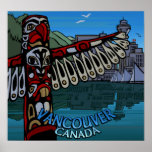 Premier décor de maison de totem d'affiche de nati