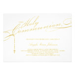 Premier invitation élégant de HolyCommunion de cha invitations