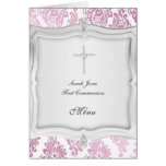 Premier menu 2 de communion carte