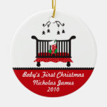 Premier Noël de bébé - bas de huche et de Noël Décoration De Noël