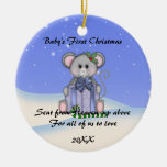 Premier Noël du bébé MIGNON Décorations De Noël