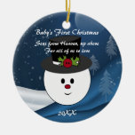 Premier Noël du bébé MIGNON Décoration Pour Sapin De Noël