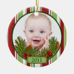 Premier ornement de Noël du bébé