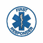 Premier répondeur vestes brodées