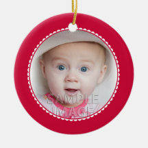 Premier rouge de Noël de SweetBabyCarrots Babys Décorations Pour Sapins De Noël