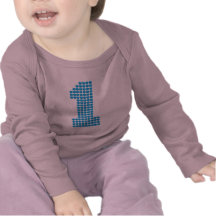 Premier T-shirt imprimé de bébé d'anniversaire de 