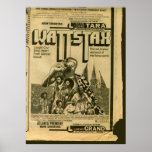 Première 1973 de film de Wattstax de poster vintag
