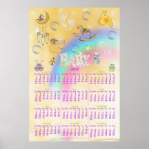 Première affiche d'année de Calendrier-Bébés