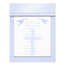 Première carte de la sainte communion RSVP de rayu Invitation