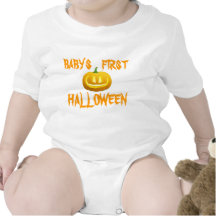 Première chemise de Halloween du bébé T-shirt
