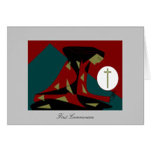 PREMIÈRE COMMUNION CARTE DE VŒUX