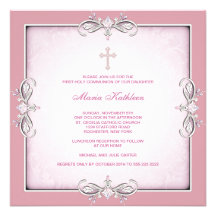 Première communion de damassé de croix de rose ros bristol