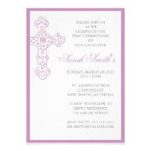 Première communion invitation