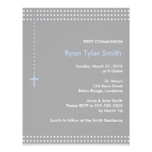 Première communion invitations
