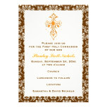 Première confirmation de baptême de sainte communi invitation personnalisée
