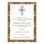Première confirmation de baptême de sainte communi cartons d'invitation