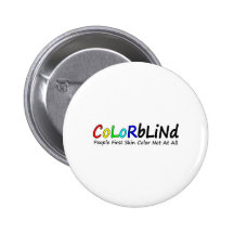 Première couleur de la peau de personnes daltonien badge avec épingle