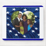 Première famille du Président Obama Amérique Tapis De Souris