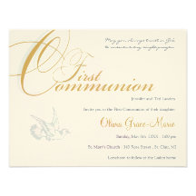 Première invitation de communion