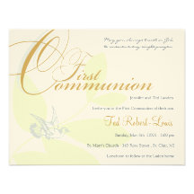 Première invitation de communion