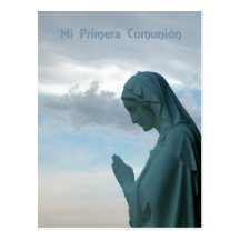 Première invitation de communion d'Espagnol. Madam Cartes Postales