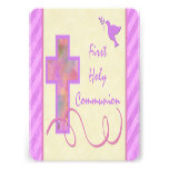 Première invitation de sainte communion pour une f