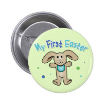 Première Pâques du bébé Badges Avec Agrafe