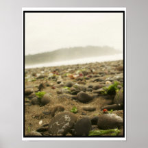 Première poussée de La de ~ de plage, Washington Poster