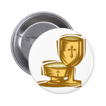 Première sainte communion badges