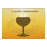 Première sainte communion cartes de vœux