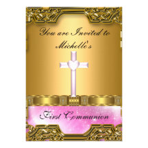 Première sainte communion invitation