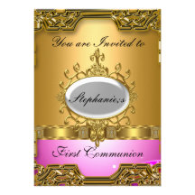 Première sainte communion invitations