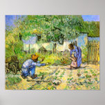 Premières étapes de Van Gogh (après millet) (F668) Posters