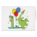Premières invitations d'anniversaire de Dino Cartes