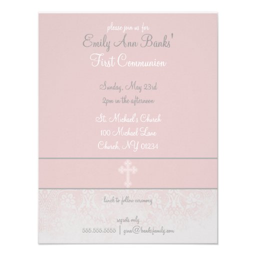 Premières invitations de sainte communion de dente