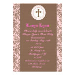 Premières invitations de sainte communion de fille