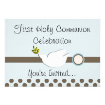 Premières invitations de sainte communion (fille)